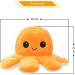 FASTEXX Octopus Reversible Plushie - Double-Sided Flip Mood Octopus Toy for Kids, Friends & Family | Sweet Gift for Any Occasion- Orange - Buy Online on GoSupps.com