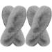 NOLITOY 4 Pairs Warm Inner Soles Fluffy Shoes Insoles Unisex Shoes Insoles Women Inner Soles Fluffy Inner Insoles Unisex Inner Soles Men and Women Winter Faux Rabbit Fur Women's Shoes