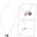 Yardenfun Double Heart Pendant Necklace Decor Necklaces A Necklace Fashion Plating Alloy - Buy Online on GoSupps.com