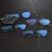 Buy Eyekeper 4-Pack Borderless Bifocal Reading Glasses | Blue Light Blocking Half-Moon Readers | 1.75x Magnification | International Shipping - Buy Online on GoSupps.com