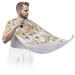 Beard Bib Apron Beard Bib Hair Catcher for Men Shaving and Trimming Non-Stick Waterproof Beard Cape Grooming Cloth Animal Dog Paint