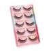 UAMOU Mink Eyelashes 10/50/100 Boxes Fluffy 3D Mink Lashes Makeup Natural Long Volume False Eyelashes Bulk Faux Cils Custom Cheerfully (Color : 5 Pairs X15CS Size : 50 Boxes)