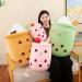 Boba Plush Pillow - Giant Bubble Tea Stuffed Animal Toy (Pink 35cm) - Buy Online on GoSupps.com