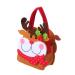 STOBAZA Ornament Handbags Xmas Party Bags Christmas Candy Handbag Decorations Winter 3D Candy Stand As Shown 12X8X15cm