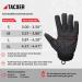 TAC9ER Kevlar Lined Tactical Gloves - Full Hand Protection, Cut and Temperature Resistant, Touch Screen Friendly - Large - Buy Online on GoSupps.com