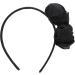 Zac's Alter Ego Bridal Satin Aliceband with Satin Twin Roses Black - Buy Online on GoSupps.com