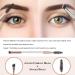 Dajidafu Eyebrow Brush Rose Gold Handle Professional Foundation Tinting Multi-colored Brow Brushes Eyeshadow Making Eyeliner White/Rose Gold - Buy Online on GoSupps.com