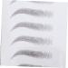 FRCOLOR 2pcs 3d Eyebrow Stickers Hair- Eyebrow Stickers Imitation Eyebrow 6d Eyebrow Trimming The Lazy - Buy Online on GoSupps.com