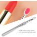 Lip Brush Silicone Reusable Lip Balm Double Sided Mini Lipstick Applicator Brushes for Lipstick Lip Glaze Eye Shadow ABS Tube Transparent - Buy Online on GoSupps.com