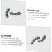 LALAFINA 15 Pairs Fake Eyelashes False Lashes Fluffy Natural Eyelashes Easiest Fake Lashes Magnetic Eyelash Multi-layer Lashes Simple A539 Extend Transparent Stalk Handmade Hair - Buy Online on GoSupps.com