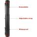 3 Pack Extendable Poster Tubes - Telescoping Art Transport Tubes for Documents, Blueprints & Artwork - Water-Resistant Storage - Hard Plastic, Black - 18-27.5 - 2.75 Opening - Buy Online on GoSupps.com