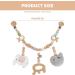 Buy Yangon Wooden Baby Stroller Chain | Safe Stroller Chain for Babies & Toddlers 0+ Months - Buy Online on GoSupps.com