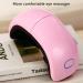 Yumili Eye Massage Device - Rechargeable USB Heated Eye Massager with Multi-Frequency Vibration & Hot Compress | Eye Care Device in Pink - Buy Online on GoSupps.com