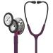 3M Littmann Classic III Monitoring Stethoscope Mirror Chestpiece Plum Tube Pink Stem and Smoke Headset 27 inch 5960