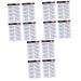 Beavorty 12 Pcs Eyebrow Stickers Stick on Eyebrows False Eyebrows Cosmetics 4d Make up Makeup Tools