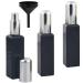 Buy Set of 3 Black 30ml Glass Atomizer Bottles for Perfume - Kosmetex - Buy Online on GoSupps.com