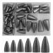 50Pcs Fishing Sinkers Weights Kit Worm Fishing Sinker Weight Bullet Lead Sinkers Fishing Set bullet sinker 50pc