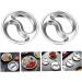 Milisten 4pcs Stainless Steel Saucer Japanese Salad Dressing Japanese Plates Stainless Steel Candy Dishes and Trays Mini Stainless Steel Mixing Bowls Condiment Saucer Lattice Snack Bowl 10.5X10.5CM Silver - Buy Online on GoSupps.com