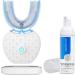 Ultrasonic Toothbrush Automatic Toothbrush 360 Auto Sonic Toothbrush Teeth whitening Brush with Timer & Wireless Charging 360 Ultrasonic Electric Toothbrush for Adult (White)