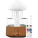 Cloud Diffuser with Rain Colorful Raining Cloud Night Light | Colorful Remote Control Raining Cloud Night Light with Charging Cable for Workplace Ch08 Wood Grain With Remote Control - Buy Online on GoSupps.com