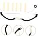 VINTORKY 1 Set Arch Embroidery Eyebrow Ruler Eyebrow Balance Extension Tool Measuring Ruler Line Ruler Light - Buy Online on GoSupps.com