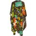 Professional Haircut Cape - Fox Flowers Hairdressing Salon Cape with Adjustable Snap Closure | International Shipping Available - Buy Online on GoSupps.com