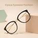Cyxus Women's Cat Eye & Round Blue Light Filter Glasses - Vintage Fashion Anti-Harmful UV400 Protection for Screen Use - Buy Online on GoSupps.com