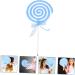 HOMSFOU 4pcs Foam Lollipop Ornament Christmas Decorations Gifts Gourmet Lollipops Kids Crafts Scene Decorative Props Christmas Lollipop Decorations Simulation Lollipop Creative Photo Prop Bluex4pcs 66x31cmx4pcs - Buy Online on GoSupps.com