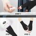 Arqumi UV Gloves for Gel Nails - 2 Pairs of Fingerless, Black UV Protection Gloves for Gel Manicures - Buy Online on GoSupps.com