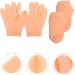 FOMIYES Moisturizing Gloves Socks Set Gel Lined Sock and Glove Soften Repairing Dry Cracked Hands Feet Skin Care Tools for Women Men - Buy Online on GoSupps.com