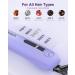 Rotating Curling Iron 1 1/4 Inch Automatic Curling Iron Self Curling Wand with Extra Long Barrel for Medium and Long Hair Dual Voltage Auto Rotating Hair Curler for Curls and Waves 1 1/4 Inch Purple - Buy Online on GoSupps.com