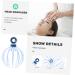 Coolhiya Head Massage Device - Scalp Relaxation Tool Plastic Claw Massager for Head Care (21x15x15cm Blue) - International Shipping Available - Buy Online on GoSupps.com