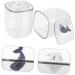 Homsfou 6 pcs Transparent Storage Box - Versatile Plastic Organizers for Dental Floss Toothpicks & Cotton Pads - Stylish Horse Decor & Classy Chest of Drawers - Buy Online on GoSupps.com