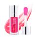 Plumping Lip Oil Long Lasting Hydrating Lip Glow Oil Nourishing Lip Glow Oil Non-sticky Lip Oil Tinted for Lip Care and Dry Lip(Cherry) Cherry(#015)