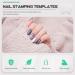 Beaupretty Nail Blanket Set - 3 Stainless Steel Nail Art Stamping Plates & Metal Stamper for DIY Manicure - Buy Online on GoSupps.com