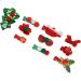 Christmas Hair Clips Kit Red Glitter Christmas Hair Barrettes Cute Hair Clips for Party - Buy Online on GoSupps.com