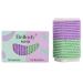 Bellody Minis - Small Mini Hair tie for stylish braided hairstyles & small braids (20 pieces - turquoise/violet) - Women's hair tie in different colors