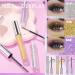Mascara paillet Diamant paillet Mascara color Scintillant Mascara argent Longue dur e Maquillage pour Les Yeux f te Mariage Festival de Musique - Buy Online on GoSupps.com