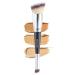 MOGILAN Double Sided Makeup Brush Angled Founation Brush Concealer Brush for Liquid Cream Powder Makeup Blending Contouring Premium Vegan Fibers Face Brush
