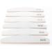 6X Nail Files Zebra Half Moon Shape Mixed Grit Double Sided Emery Board Pro File - Buy Online on GoSupps.com
