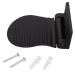 Gernie Shaving Pedestal Foot Stand - Alloy Shoe Shine & Foot Rub Brush Holder (Black) | International Shipping Available - Buy Online on GoSupps.com