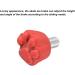 Cat Claw Roller Skate Toe Stops with Bolts - Red 82A Rubber Brake Stoppers - Buy Online on GoSupps.com