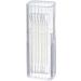 Joberio Portable Acrylic QTIP Holder & Travel Case - Clear Storage Box for Cotton Swabs Dental Floss & Hair Accessories - Buy Online on GoSupps.com