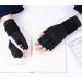 Copper Arthritis Gloves (1 Pair) Rheumatoid Compression Fingerless Gloves Black L Black Large - Buy Online on GoSupps.com