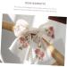 Beavorty embroidered butterfly hair clip french hair clips decorative hair clips bow for hair Bow Clip hair clips for women Fabric Hair Bow Bride Bow Barrette Back Hair Bowknot Miss bow tie - Buy Online on GoSupps.com