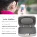 Hearing Aids Case Large Capacity Portable Quadrate Black Hearing Aids Storage Box for Home Outdoor Travelling(White) - Buy Online on GoSupps.com