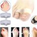 Bunion Corrector Toe Separator Valgus Corrector - 2 Rings Spacer for Overlapping Toe Bunions (White) - Buy Online on GoSupps.com