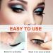 ZeaybsR Eyeliner Stickers - 5 Pairs Reusable Silver Eyeliner Easy to Apply & Remove | International Shipping - Buy Online on GoSupps.com