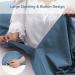Portable Travel Sleeping Bag Liner - Lightweight & Compact Camping Sheets for Adults - Blue, 82.7 x 70.9 - Buy Online on GoSupps.com