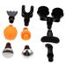 Outanaya 1 set 9 pieces Massage head massage Fascia massage heads massage head Head massage accessories percussion balls massage device replacement fascia accessories fascia massage tools massage devices